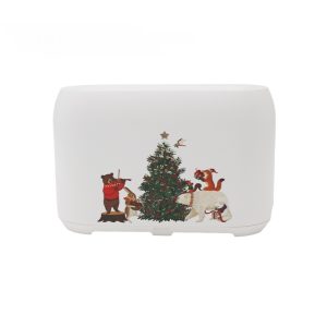 دستگاه بخور سرد طرح کریسمس مدل Flame Humidifier fh08