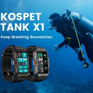 ساعت هوشمند کاسپت مدل KOSPET Tank X1
