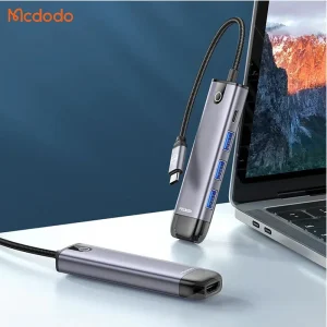 هاب 5 پورت تایپ سی مک دودو مدل HU-7750 5 IN 1 USB-C HUB