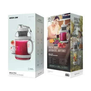 مخلوط کن قابل حمل مگا پرو گرین لاین مدل Green Lion Mega Pro Portable Blender 2L