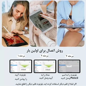 قلم لمسی مدل pencil magnetic