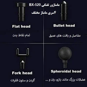 ماساژور تفنگی مدل Fascial Gun BX-520
