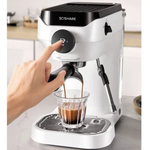 دستگاه قهوه ساز نیمه اتوماتیک سوپر شارژ شینشیانگ مدل Semi-automatic coffee machine S1181