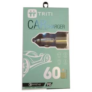 شارژر فندکی 60 وات مدل CAR Charger 60W TRITI WKN-6801